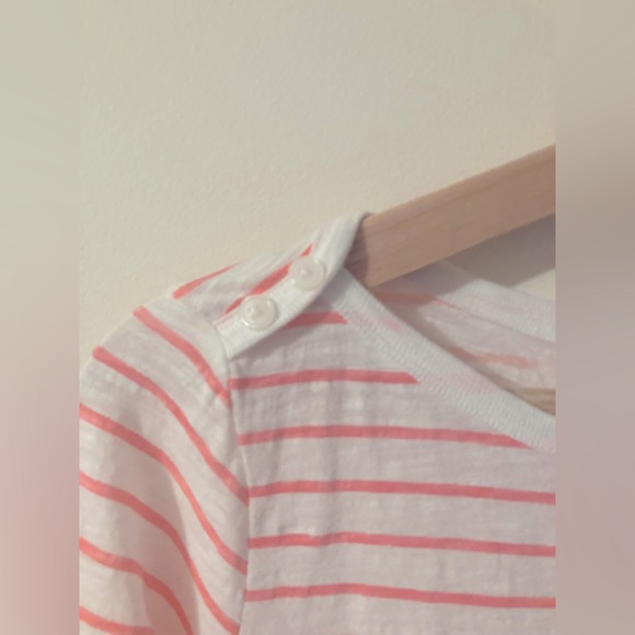 GAP Striped White Boat Neck Shirt Women’s Size Small 100% Cotton Nautical - Picture 4 of 4